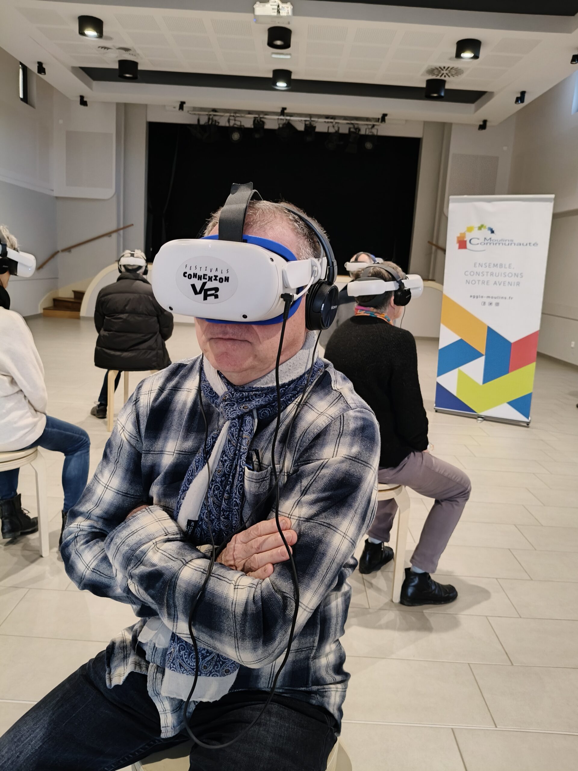 Séance de réalité virtuelle en partenariat avec Moulins Communauté