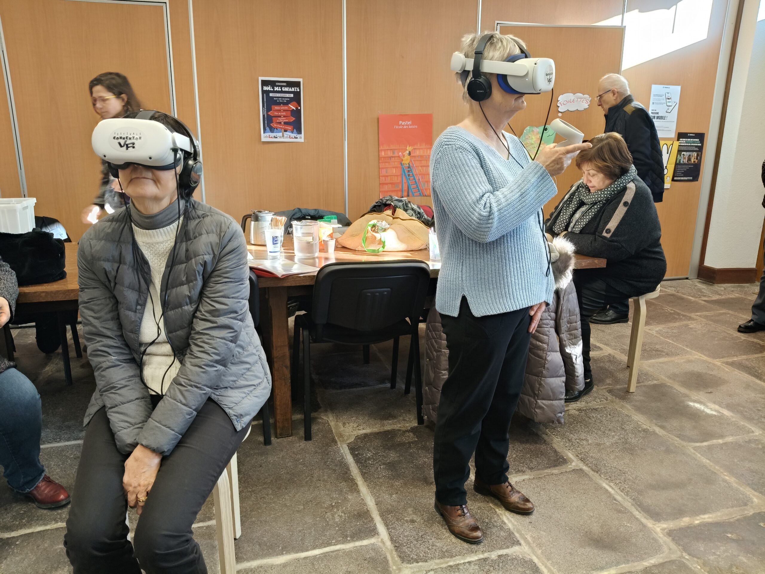 Atelier réalité virtuelle à Echassières